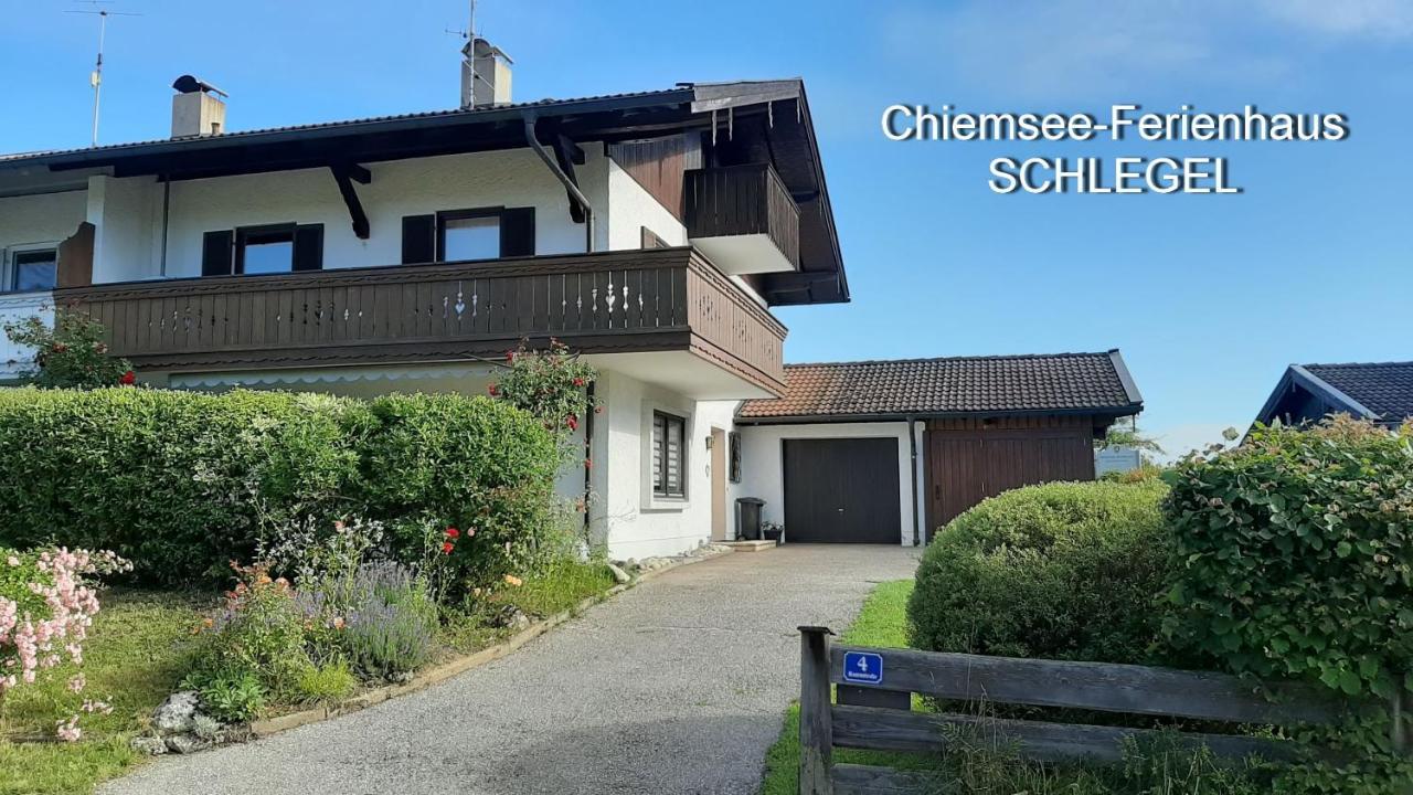 Chiemsee-Ferienhaus Schlegel Villa Breitbrunn am Chiemsee Exterior foto